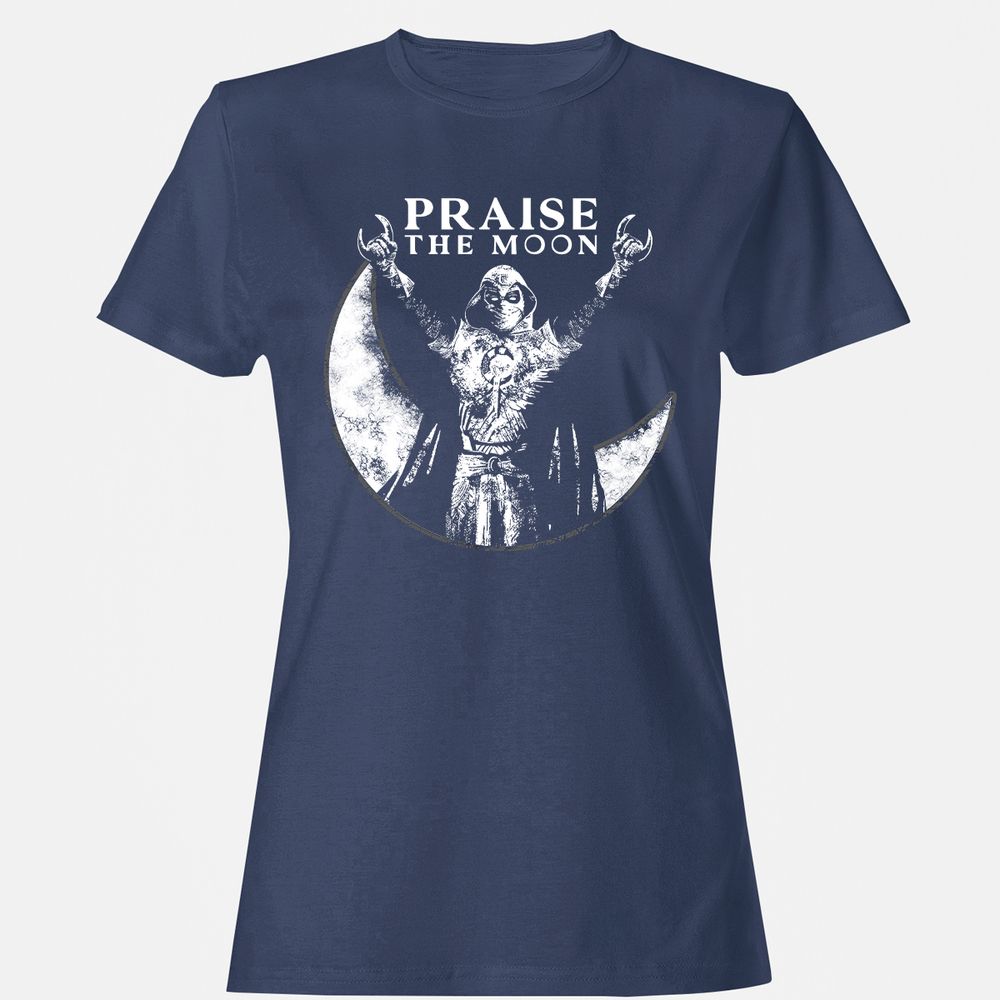 Women's T-Shirt - BTQ3ZR8S - Navy - 10