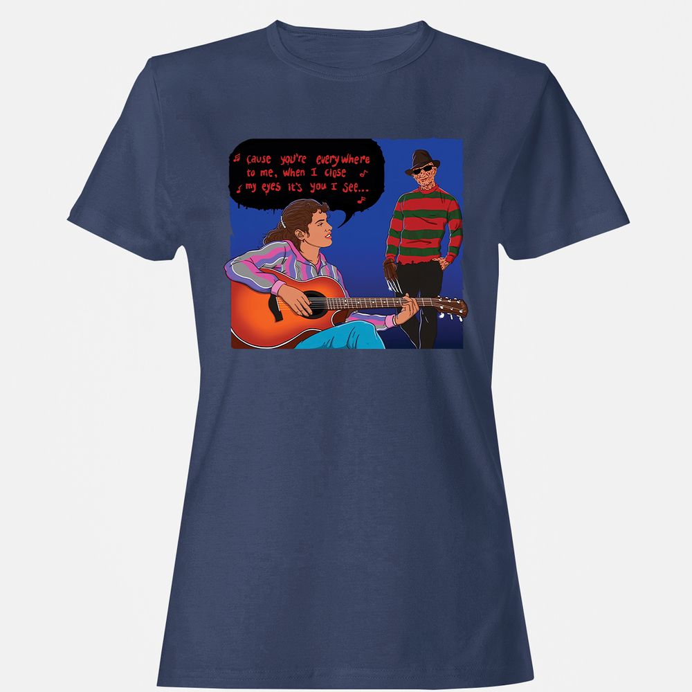 Women's T-Shirt - D6831V72 - Navy - 10