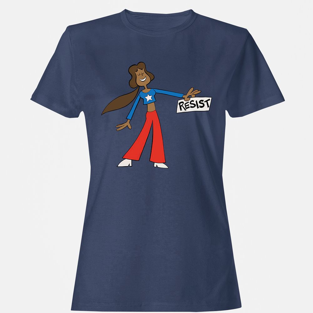 Women's T-Shirt - D7UJL8HR - Navy - 10