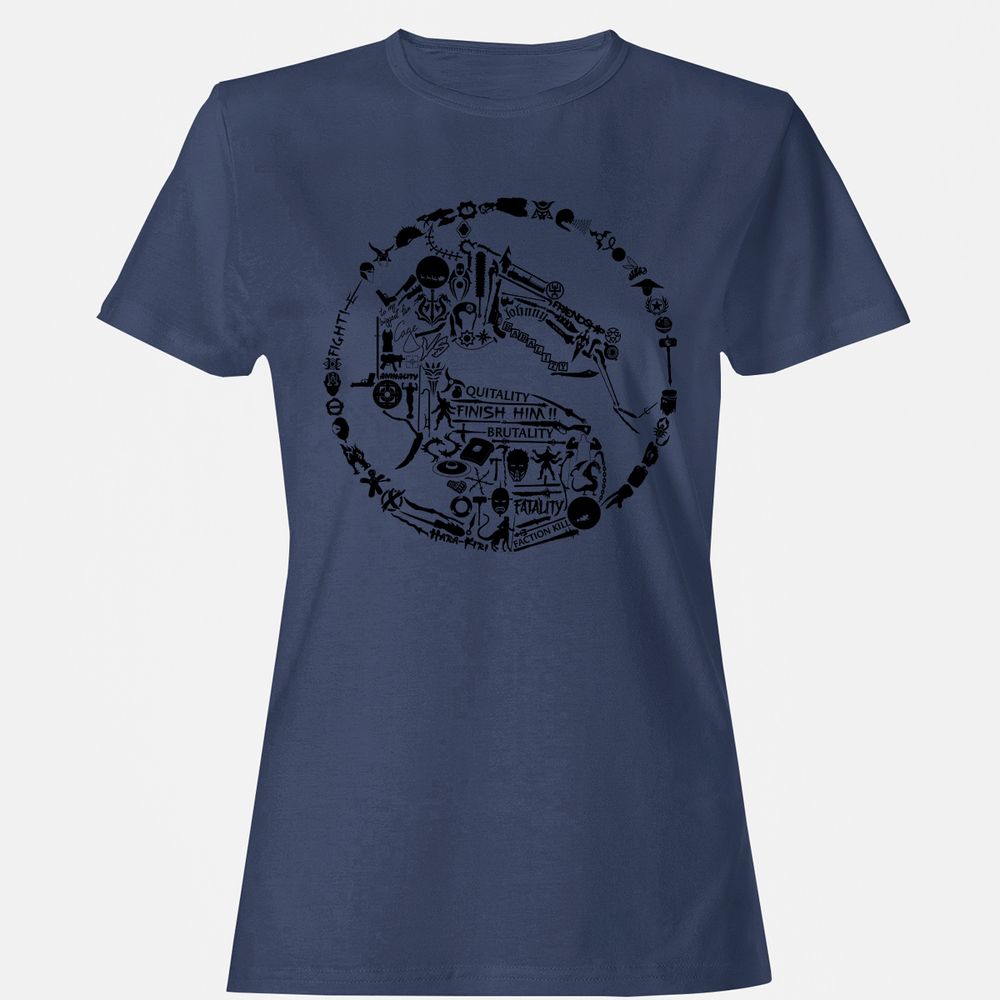 Women's T-Shirt - 4ANR8YE6 - Navy - 10