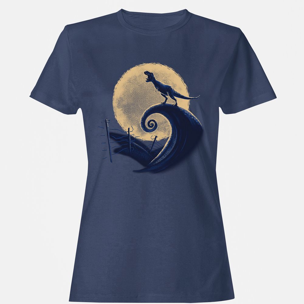 Women's T-Shirt - PUPLNJB6 - Navy - 10