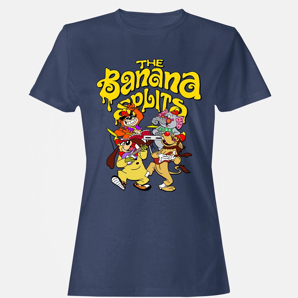 Women's T-Shirt - 6195MQGL - Navy - 10