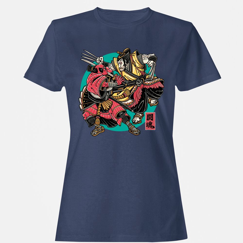 Women's T-Shirt - 3A5LNKXD - Navy - 10