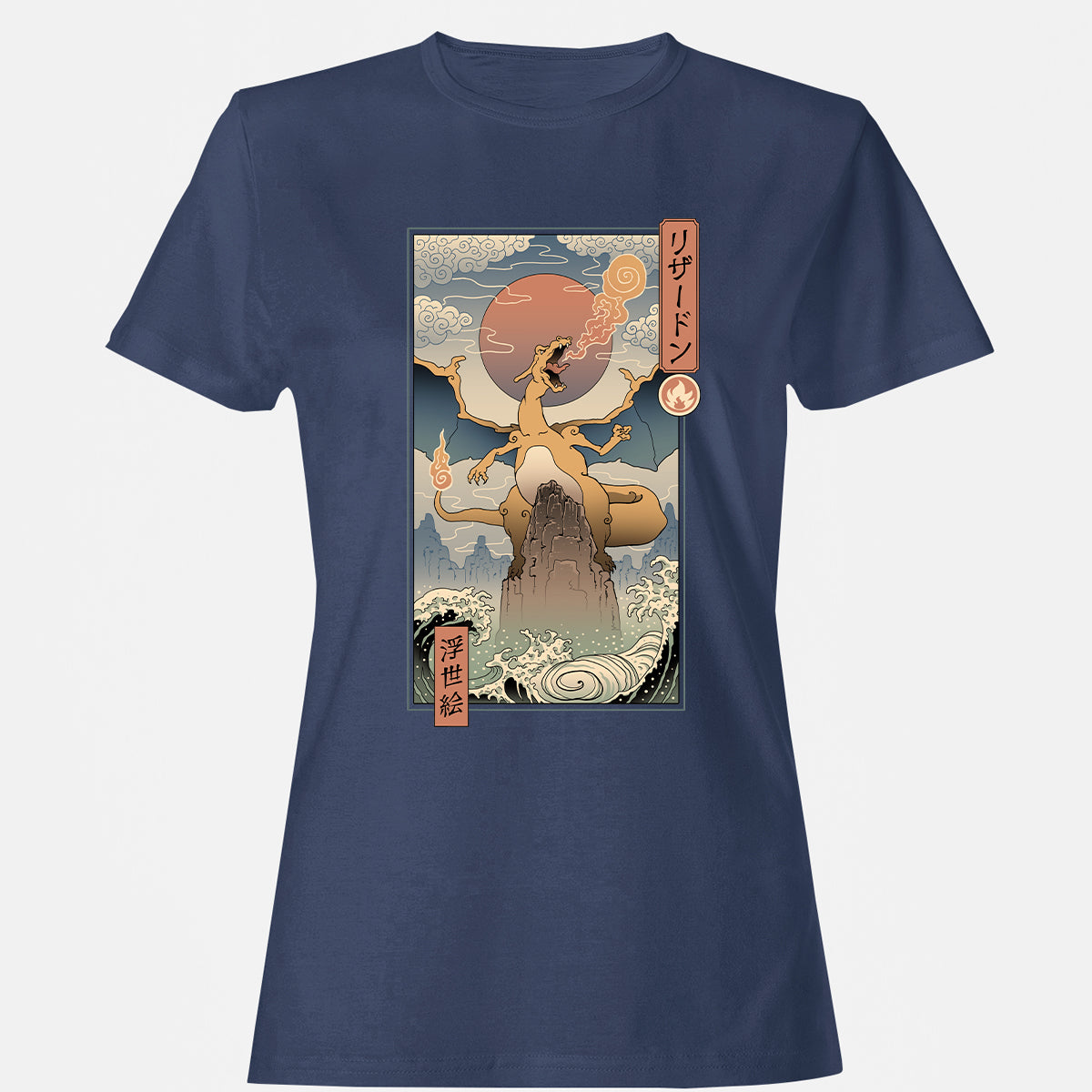 Women's T-Shirt - H68AJRNL - Navy - 10