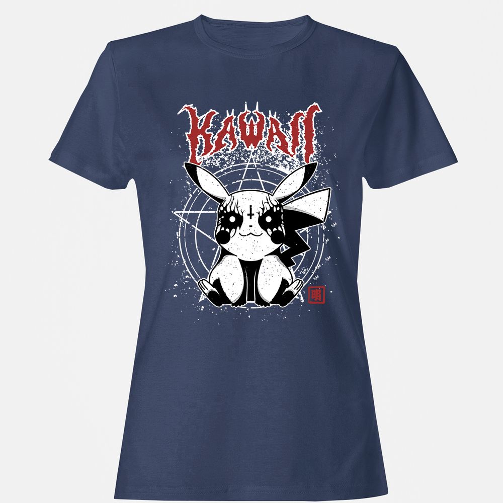 Women's T-Shirt - 4QH3KJ6R - Navy - 10