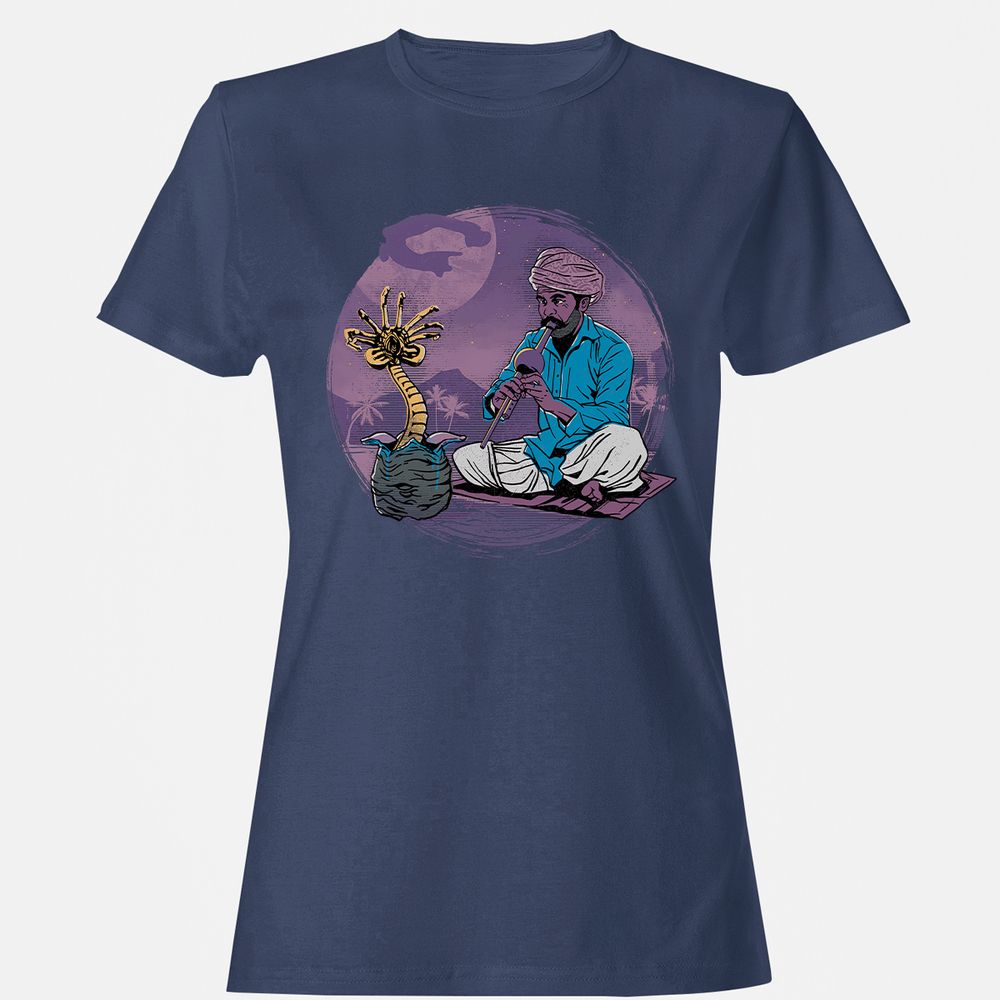 Women's T-Shirt - 5BUHMSX6 - Navy - 10