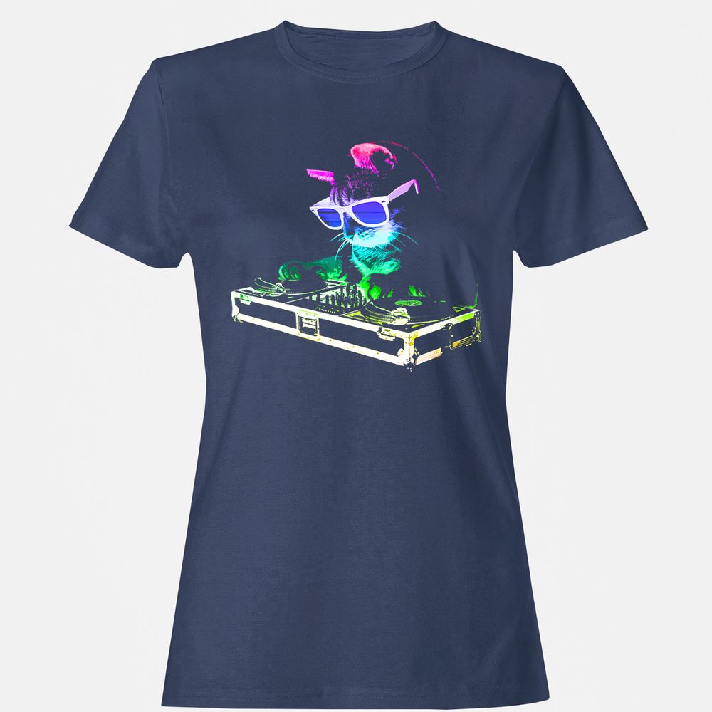 Women's T-Shirt - 9P73VX3F - Navy - 10