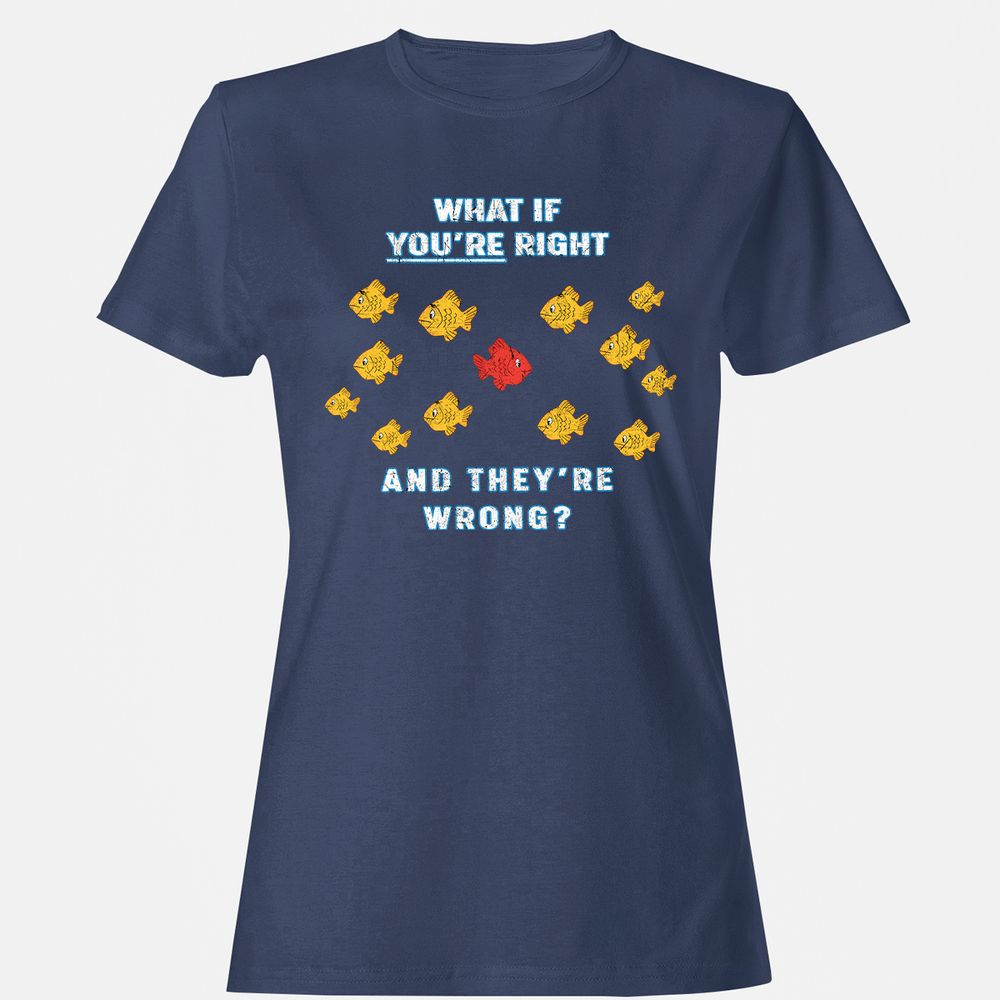 Women's T-Shirt - 6ZPULA2J - Navy - 10