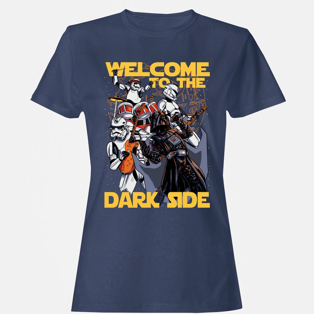 Women's T-Shirt - T6B9QAHD - Navy - 10