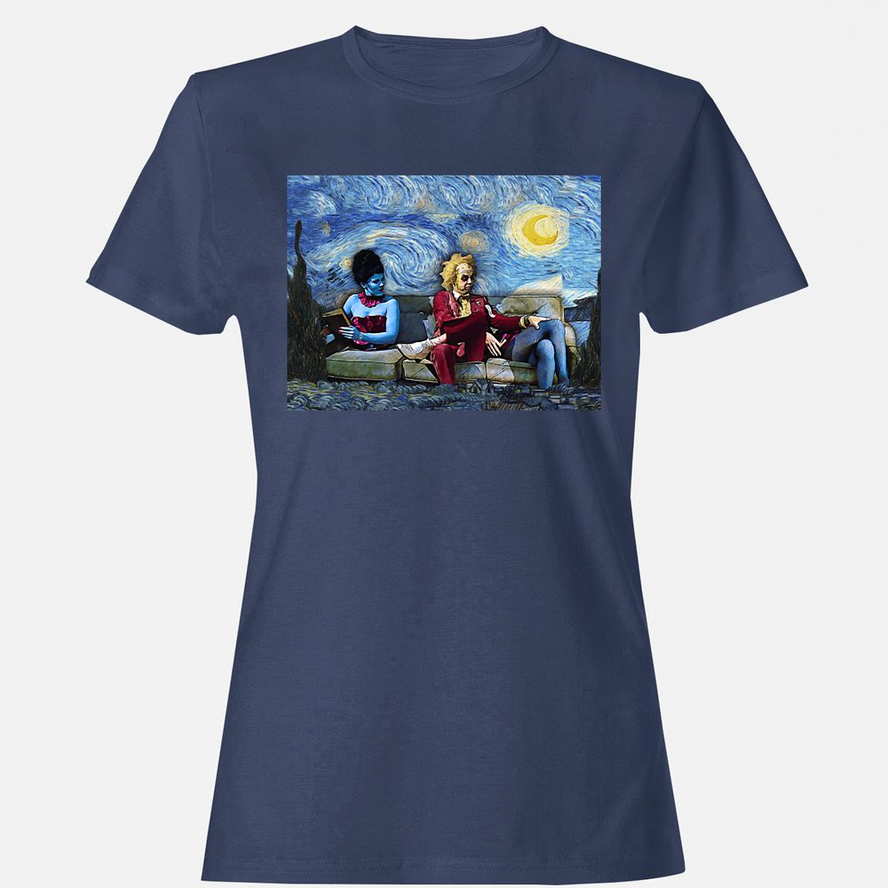 Women's T-Shirt - FB7PXHZ9 - Navy - 10