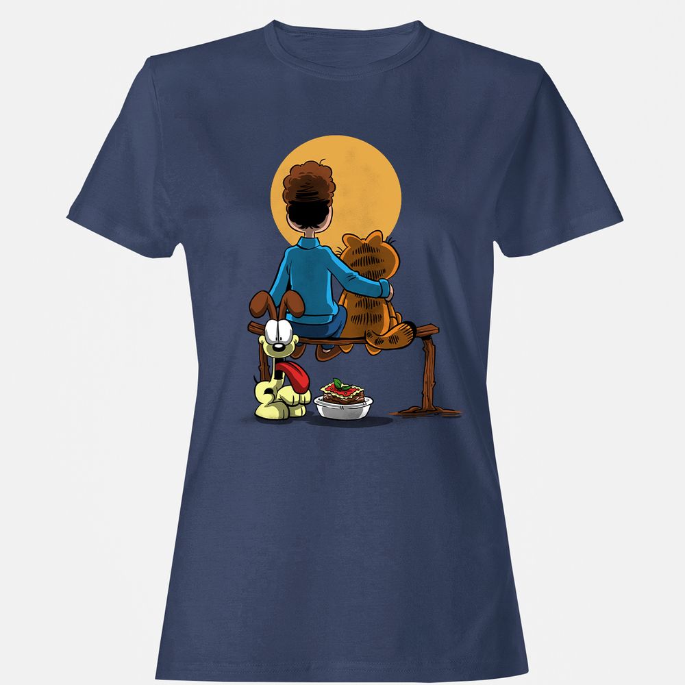 Women's T-Shirt - E71ZGHQ3 - Navy - 10
