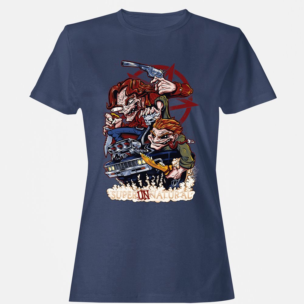 Women's T-Shirt - RNKY7E6M - Navy - 10