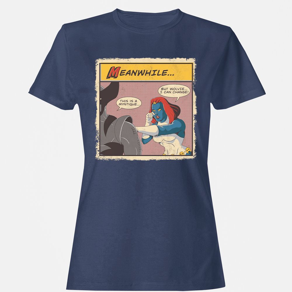 Women's T-Shirt - J946ECBQ - Navy - 10