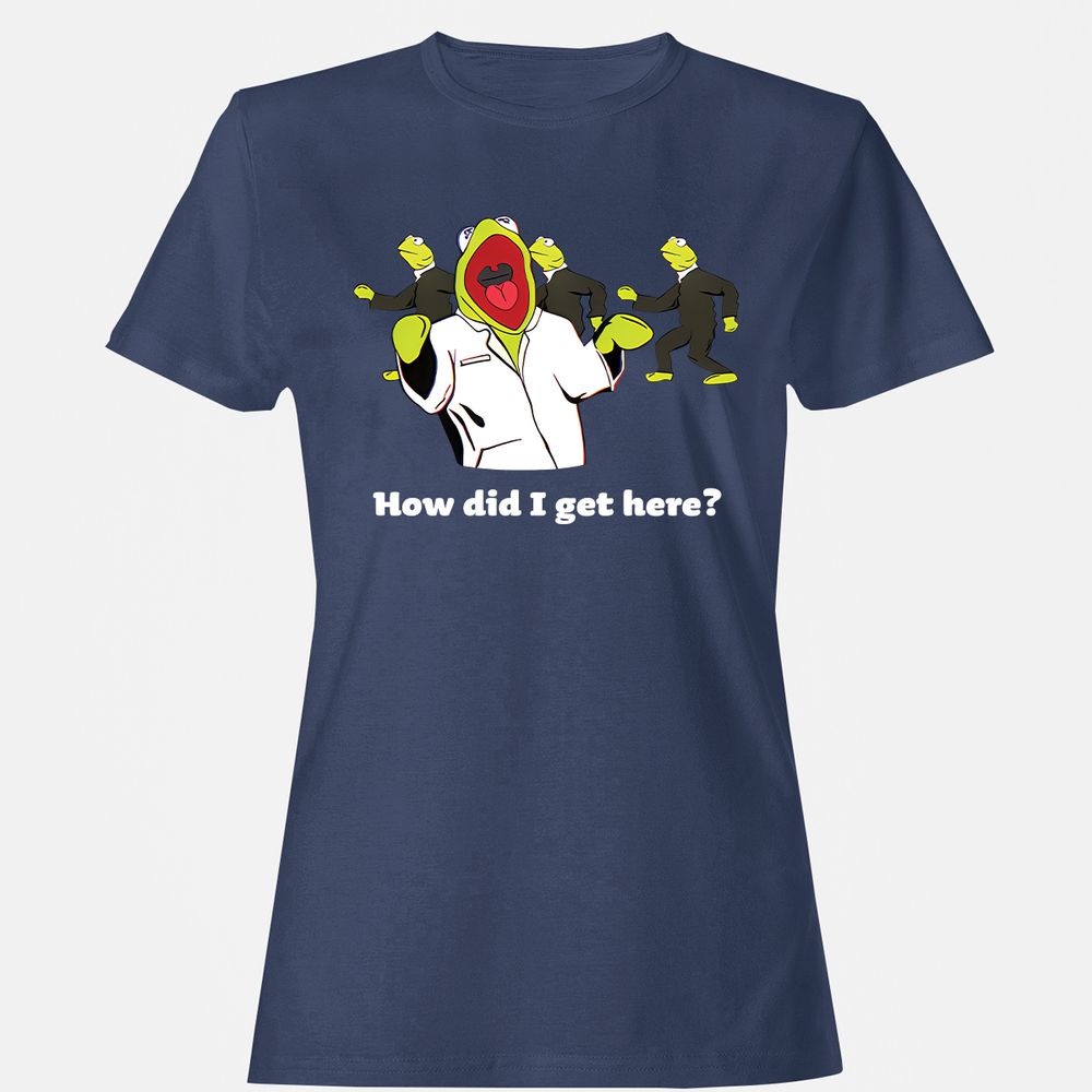 Women's T-Shirt - QVDGB92W - Navy - 10