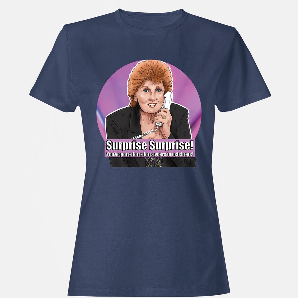 Women's T-Shirt - EZ4U5F5M - Navy - 10
