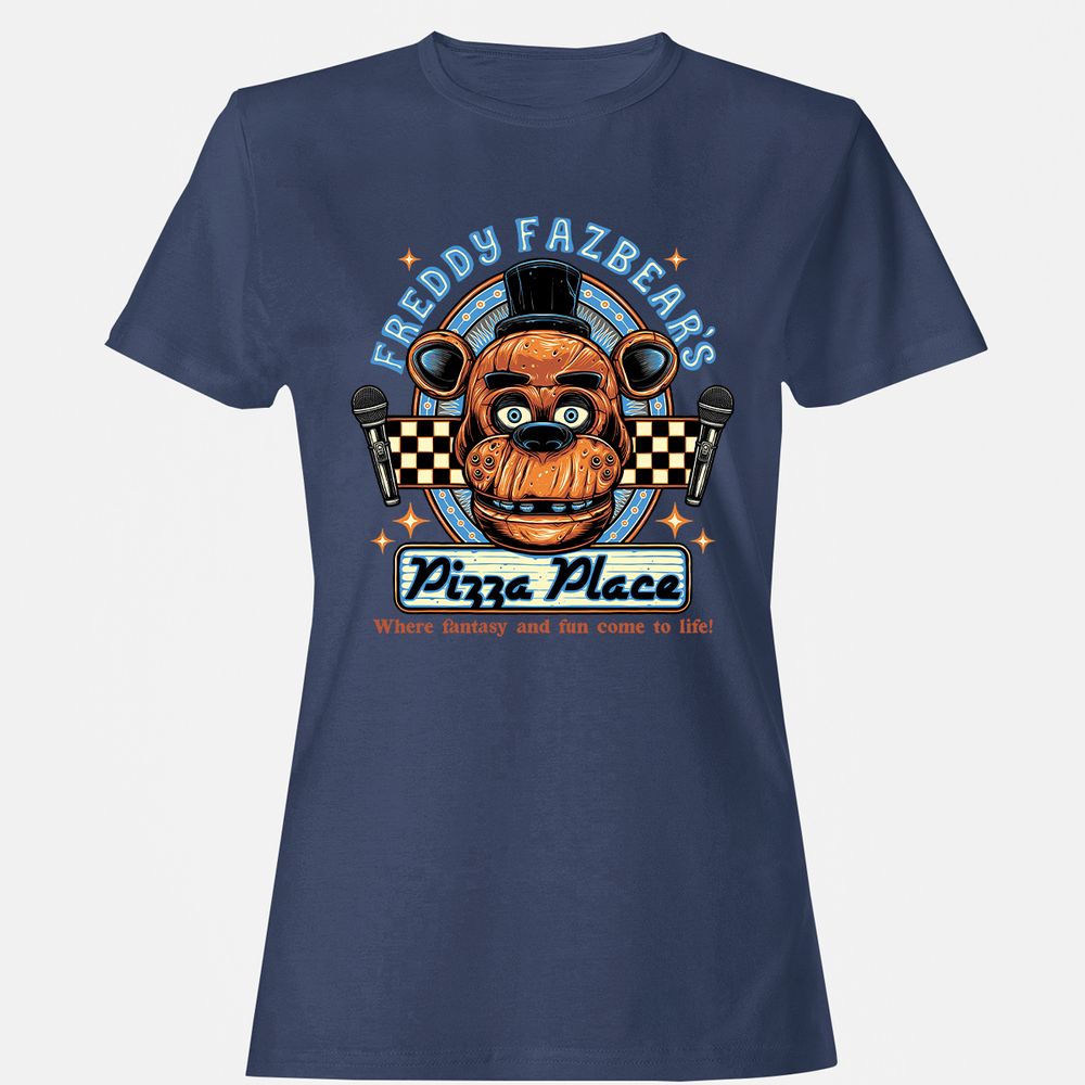 Women's T-Shirt - HUJNT77H - Navy - 10