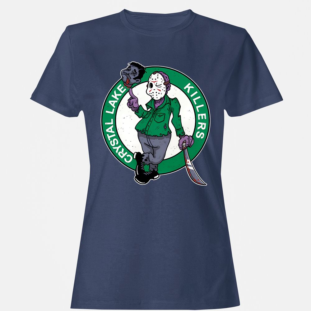 Women's T-Shirt - 7A573P94 - Navy - 10