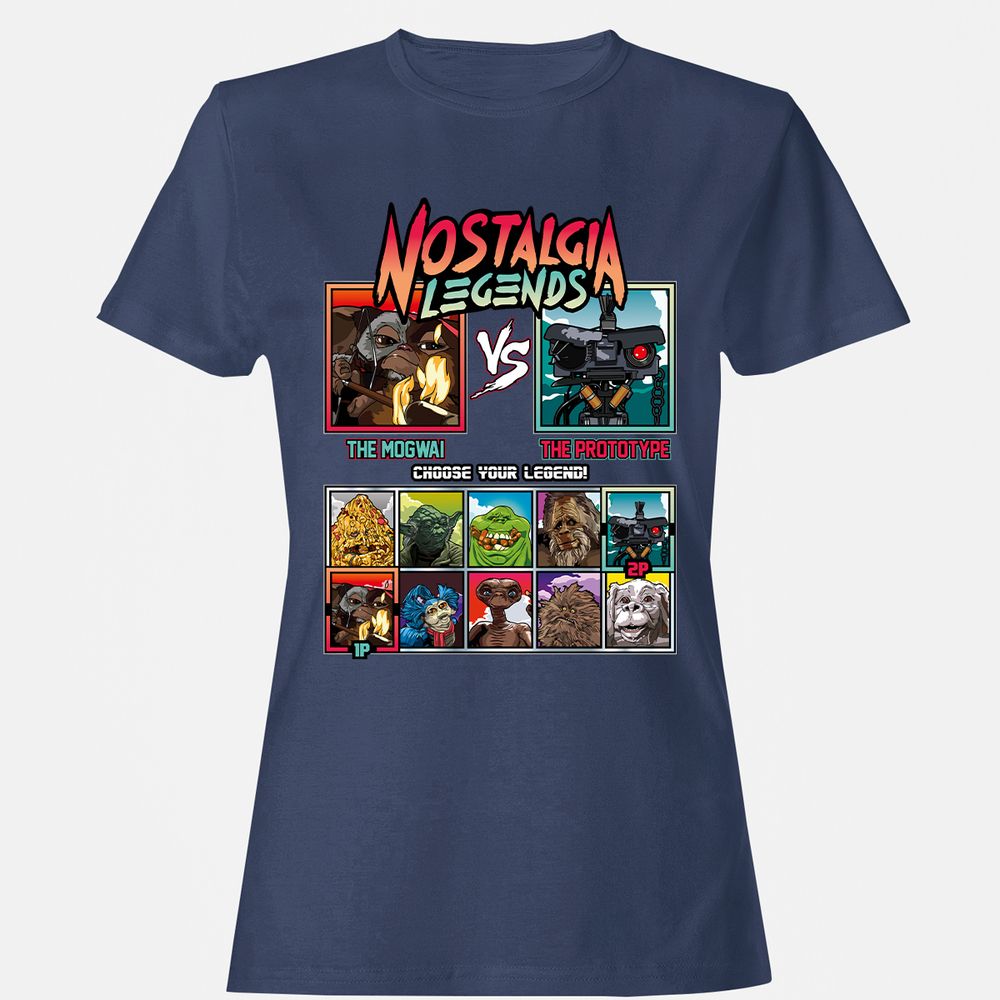 Women's T-Shirt - V3GQMPZ9 - Navy - 10