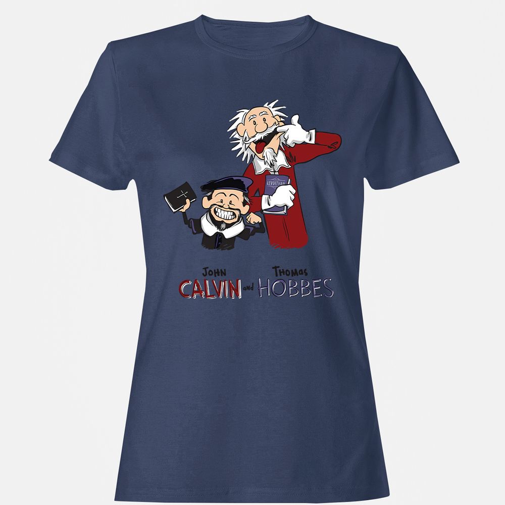 Women's T-Shirt - 4KGUVUXJ - Navy - 10