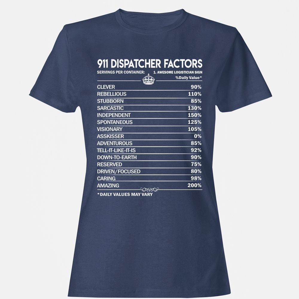 Women's T-Shirt - QPJH6QNC - Navy - 10