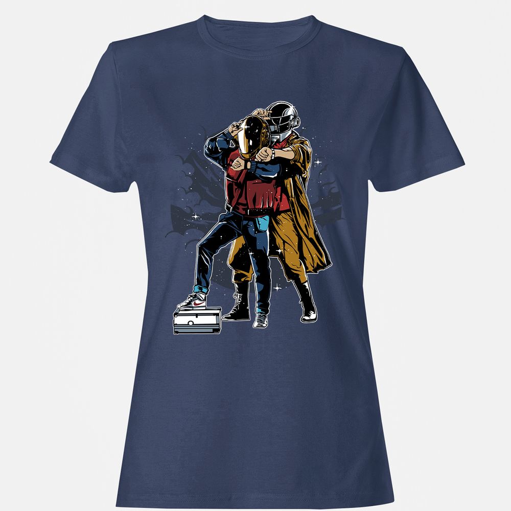 Women's T-Shirt - HQSN5DNE - Navy - 10