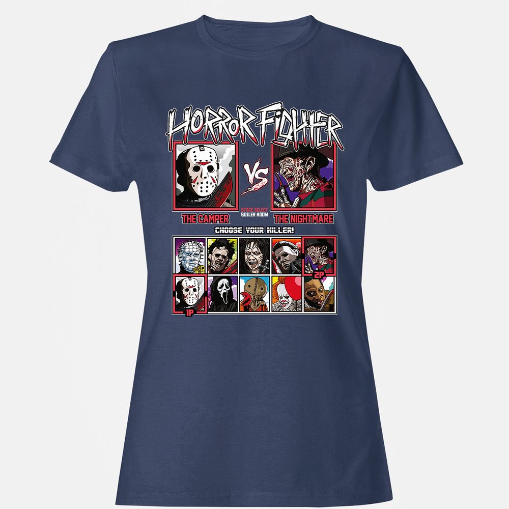 Women's T-Shirt - NJCPDTVJ - Navy - 10