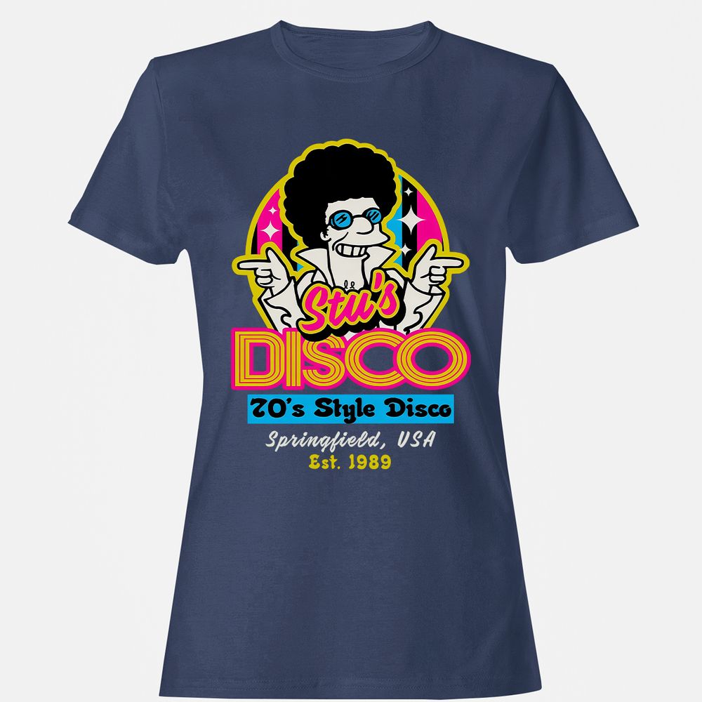 Women's T-Shirt - 5U78M6K4 - Navy - 10