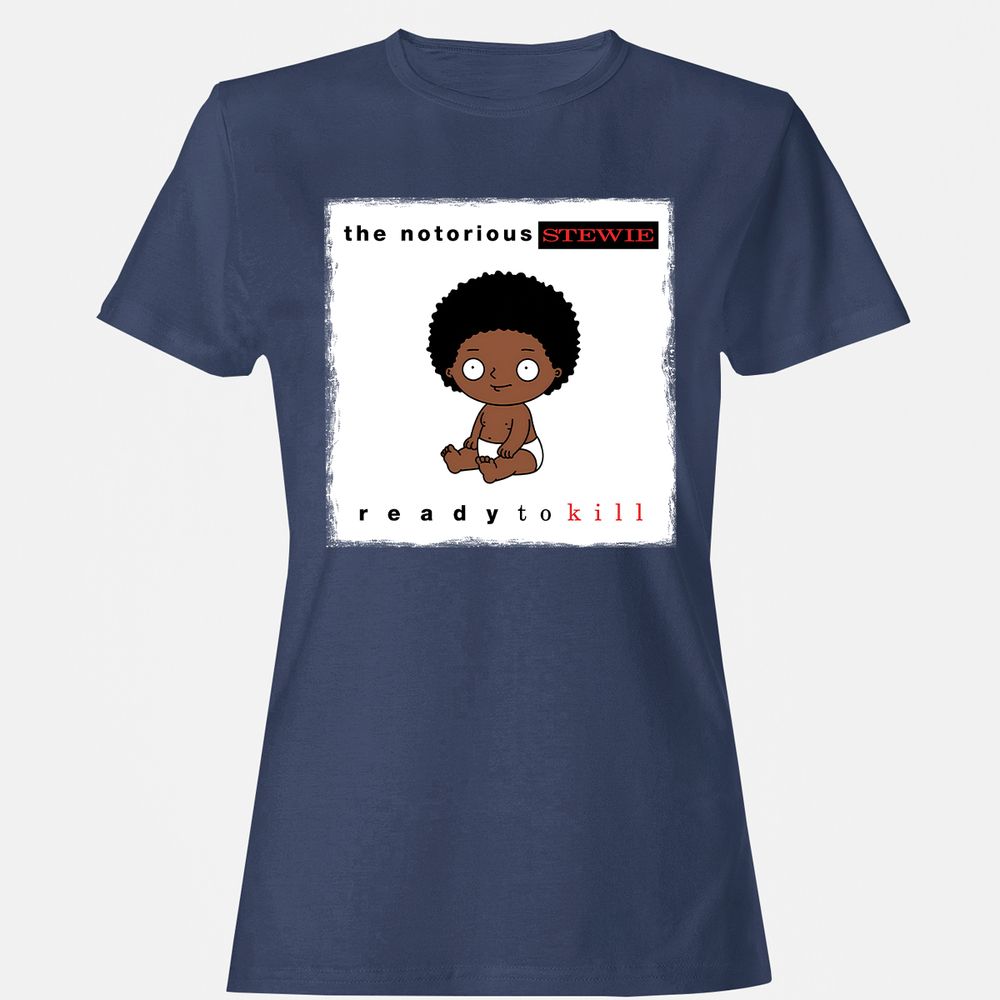 Women's T-Shirt - N3HJ1UYC - Navy - 10