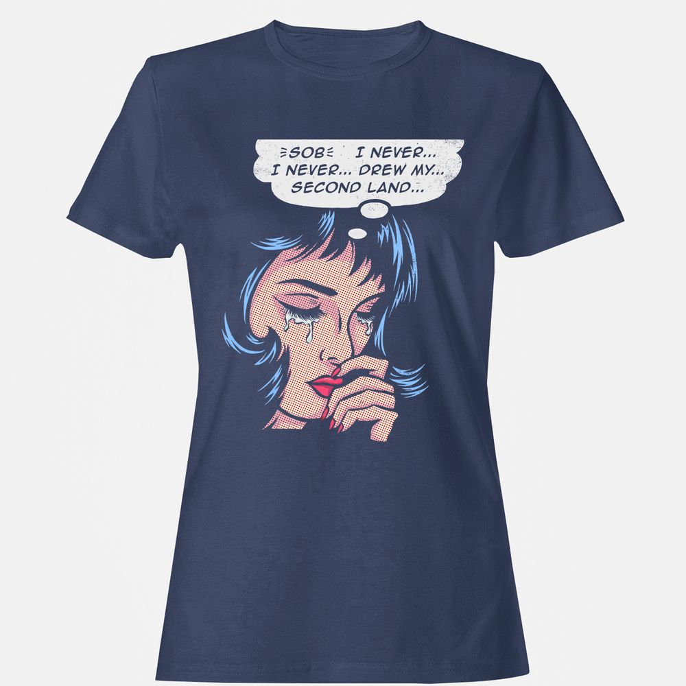 Women's T-Shirt - ZZ5J7JJE - Navy - 10