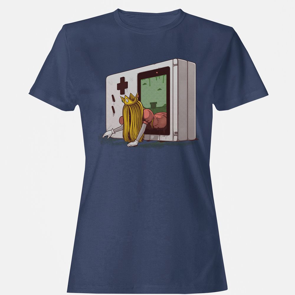 Women's T-Shirt - LKU5849W - Navy - 10