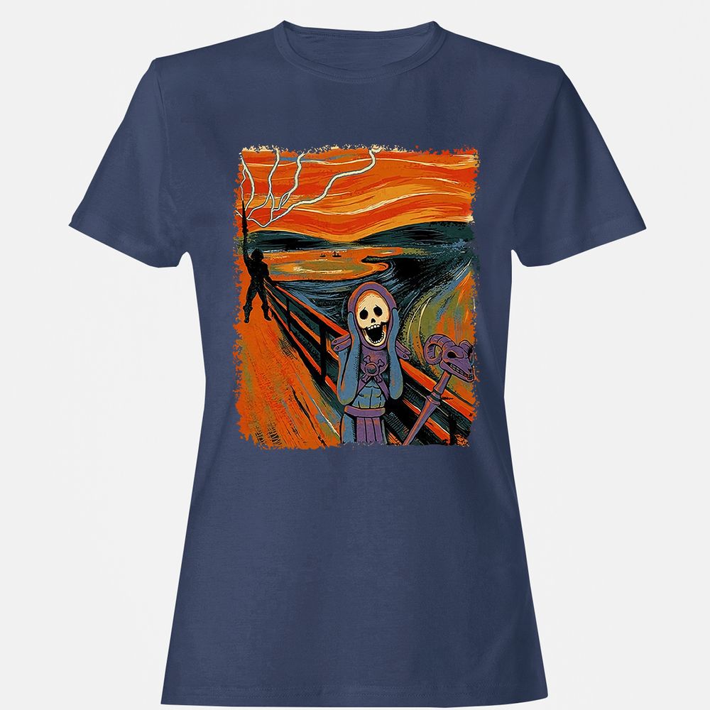Women's T-Shirt - 1FLZSV48 - Navy - 10