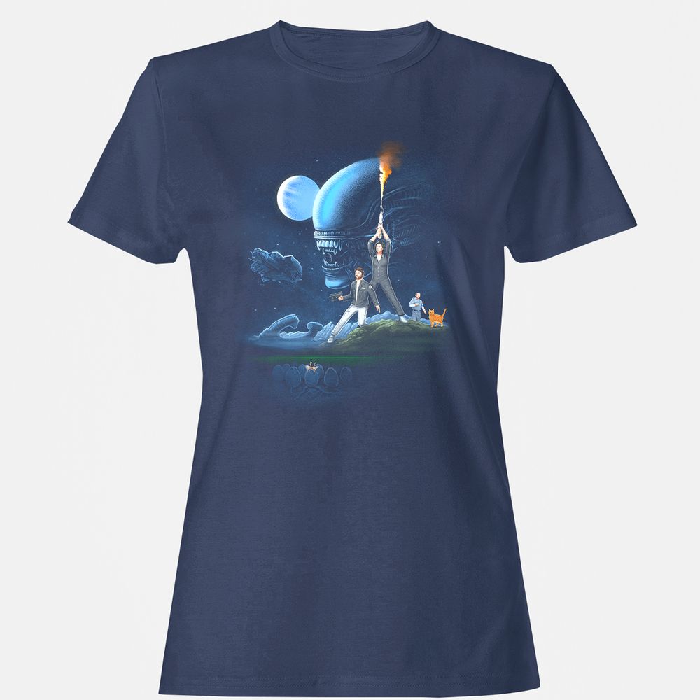 Women's T-Shirt - KM724W8T - Navy - 10