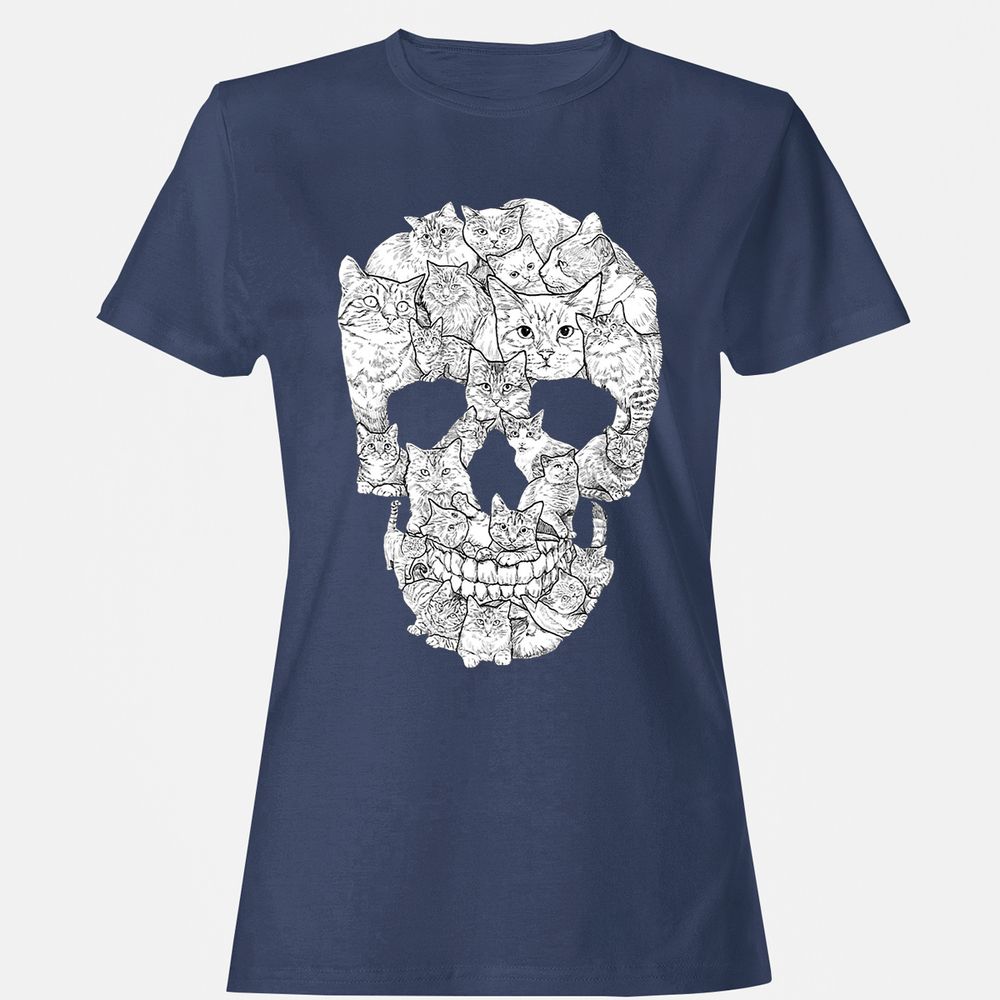 Women's T-Shirt - V14KAG81 - Navy - 10