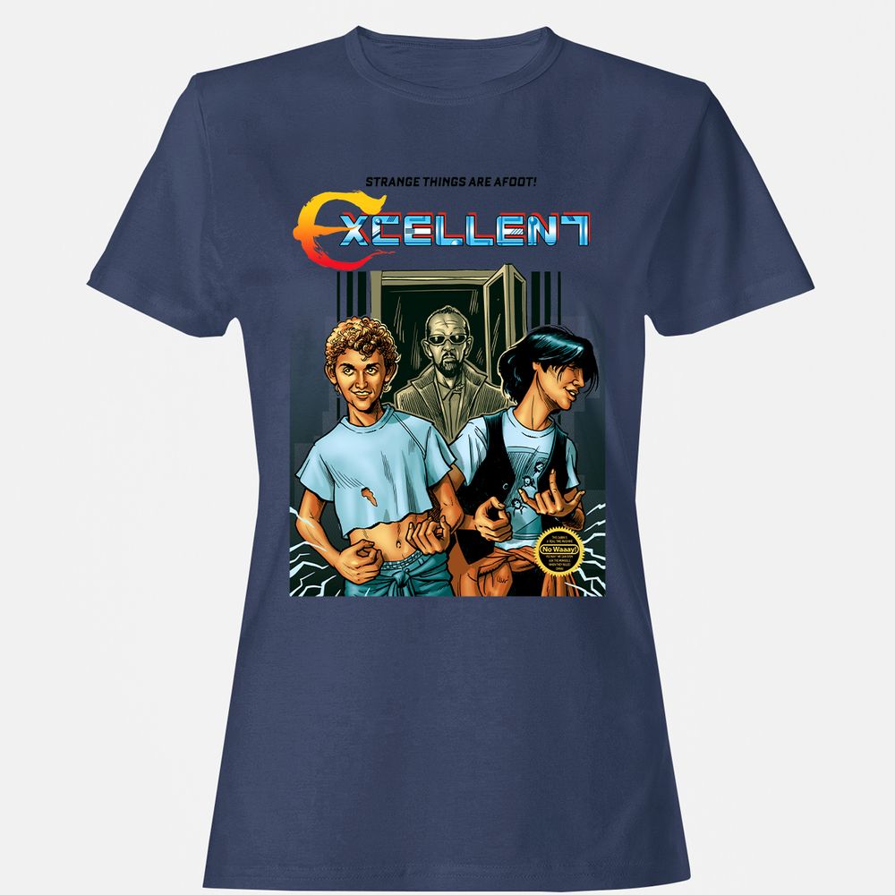 Women's T-Shirt - F26YP4ZV - Navy - 10
