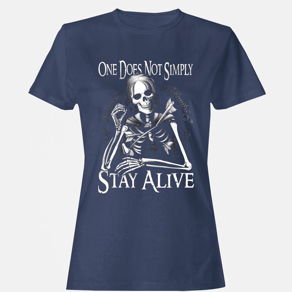 Women's T-Shirt - 6RQHEQR6 - Navy - 10
