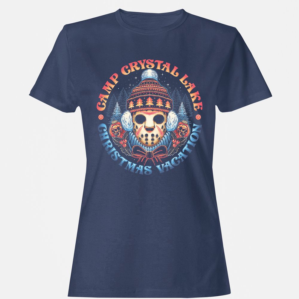 Women's T-Shirt - Z6CE62V8 - Navy - 10