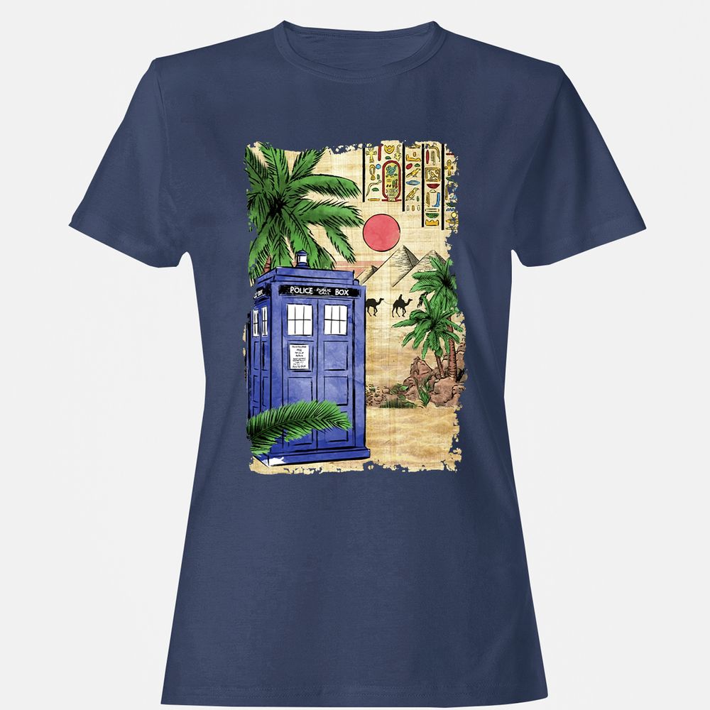 Women's T-Shirt - TXEWUJCD - Navy - 10