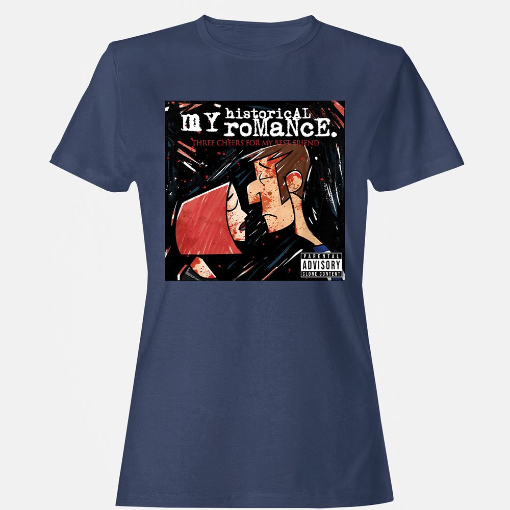 Women's T-Shirt - V9F8BXUR - Navy - 10