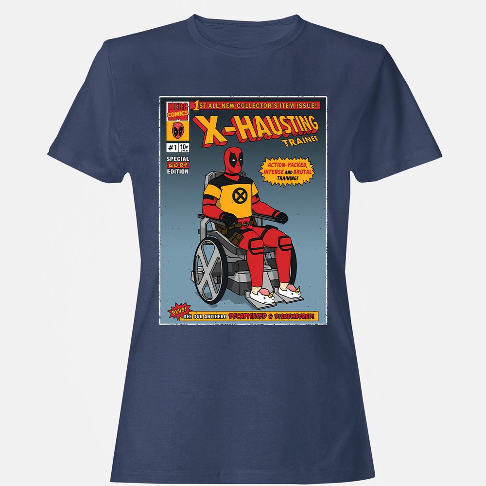 Women's T-Shirt - QKQH669X - Navy - 10