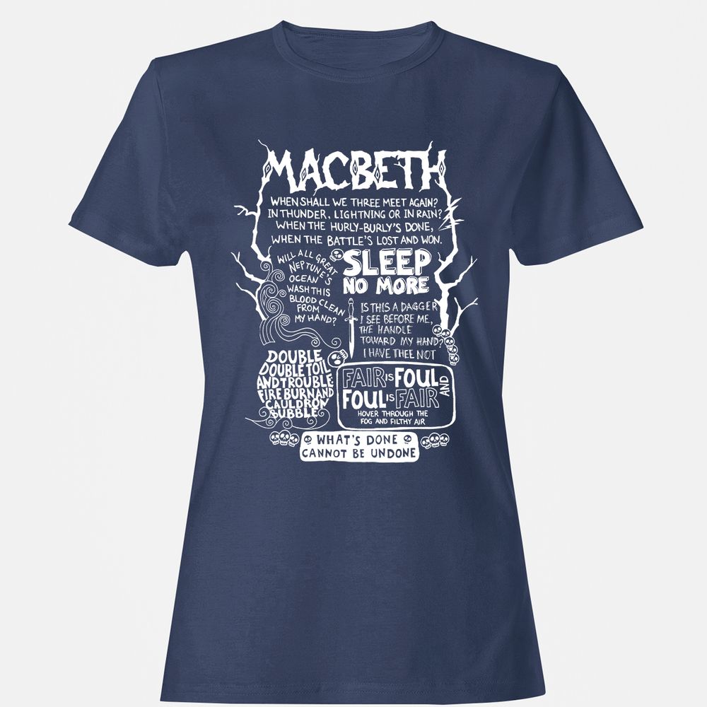 Women's T-Shirt - 3WA4VR1Q - Navy - 10