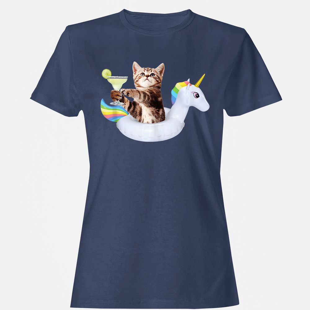 Women's T-Shirt - U8KGJMQ5 - Navy - 10