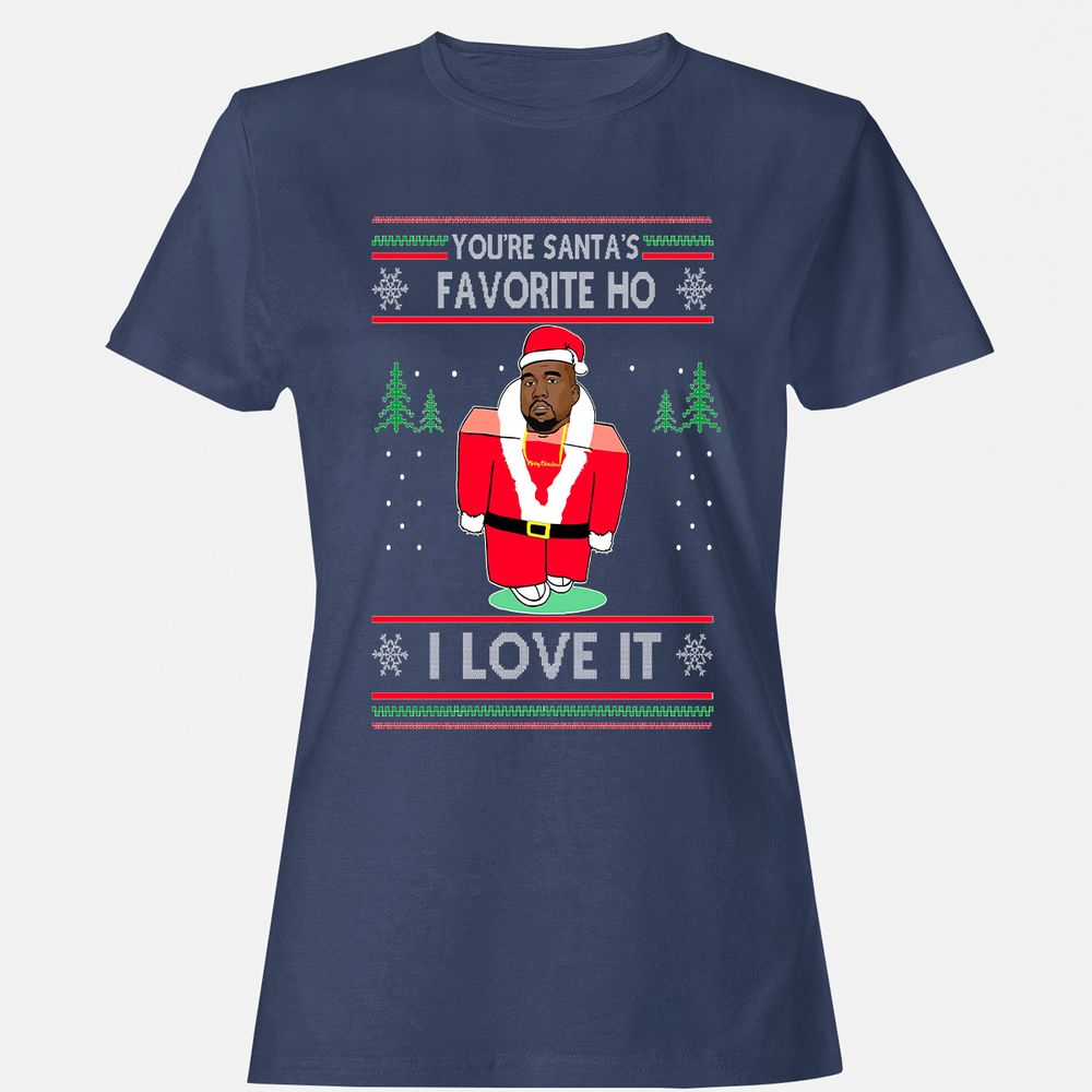 Women's T-Shirt - W89DXF1K - Navy - 10