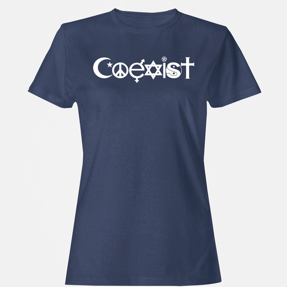 Women's T-Shirt - CKJGNZRE - Navy - 10