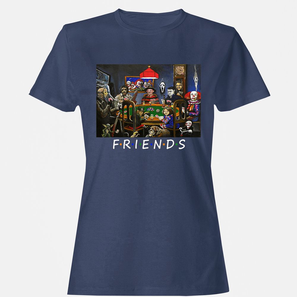 Women's T-Shirt - H3FGVKXG - Navy - 10