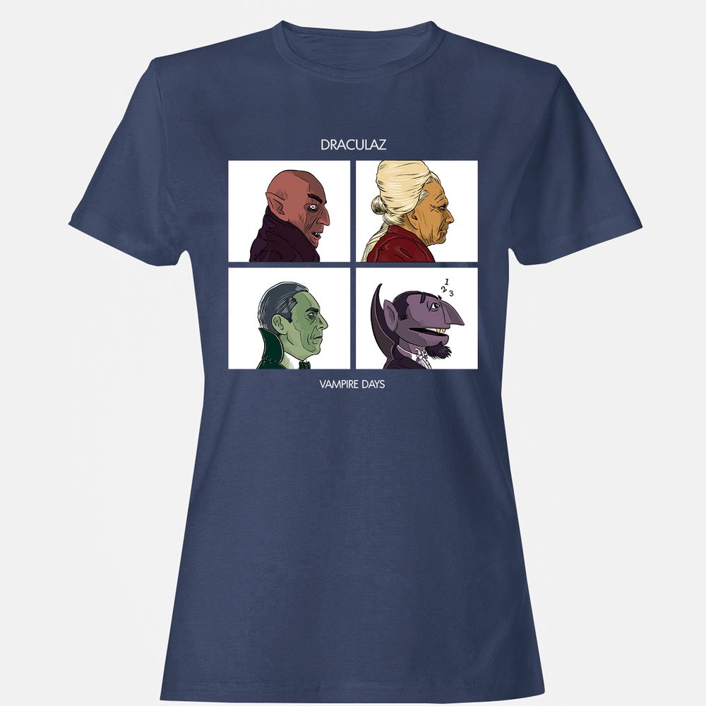 Women's T-Shirt - NZXBPR1K - Navy - 10