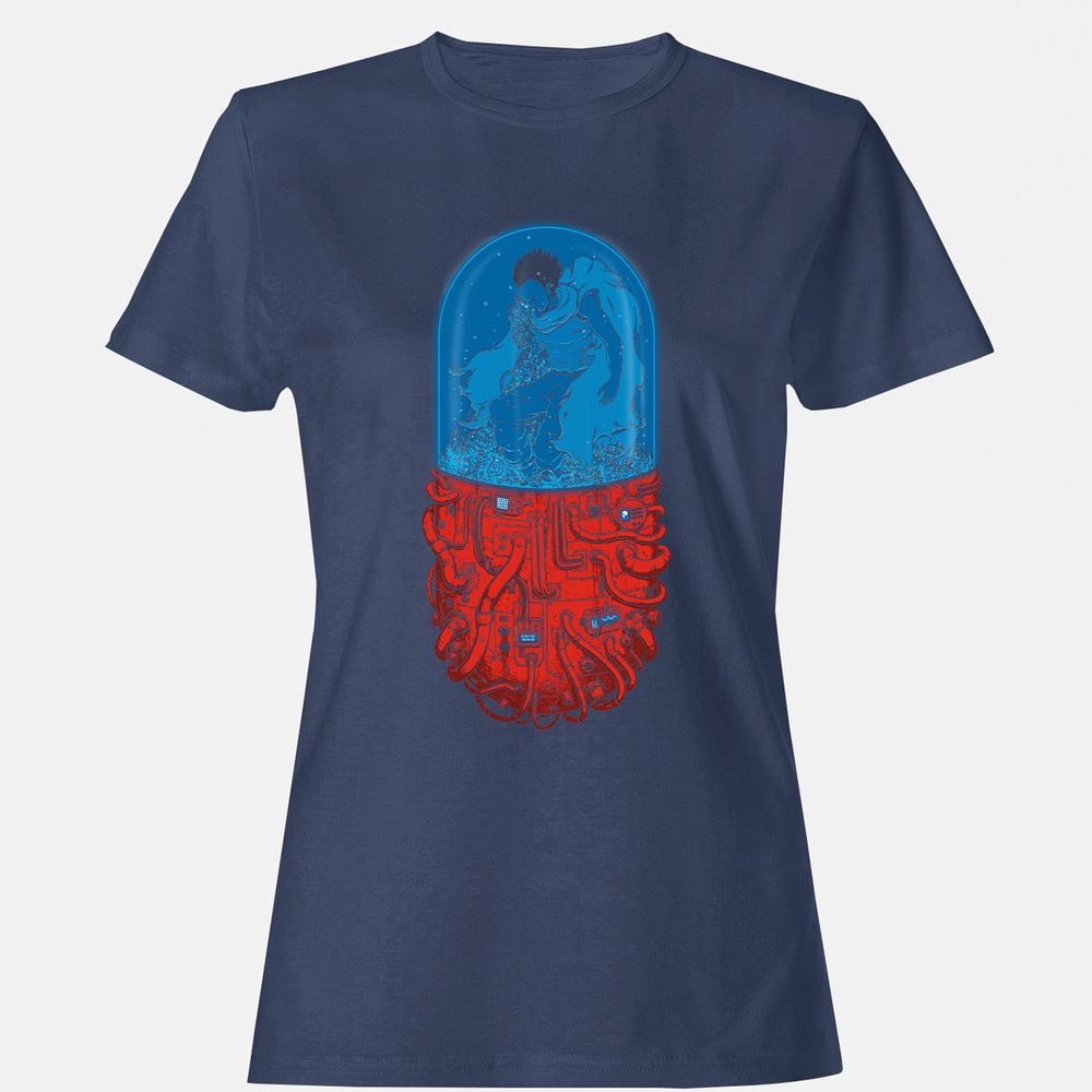 Women's T-Shirt - B3AHLE56 - Navy - 10
