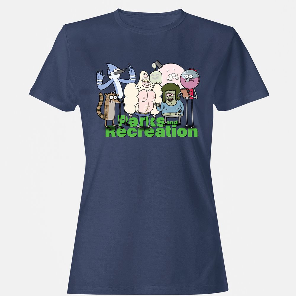 Women's T-Shirt - 5B6QSWMG - Navy - 10