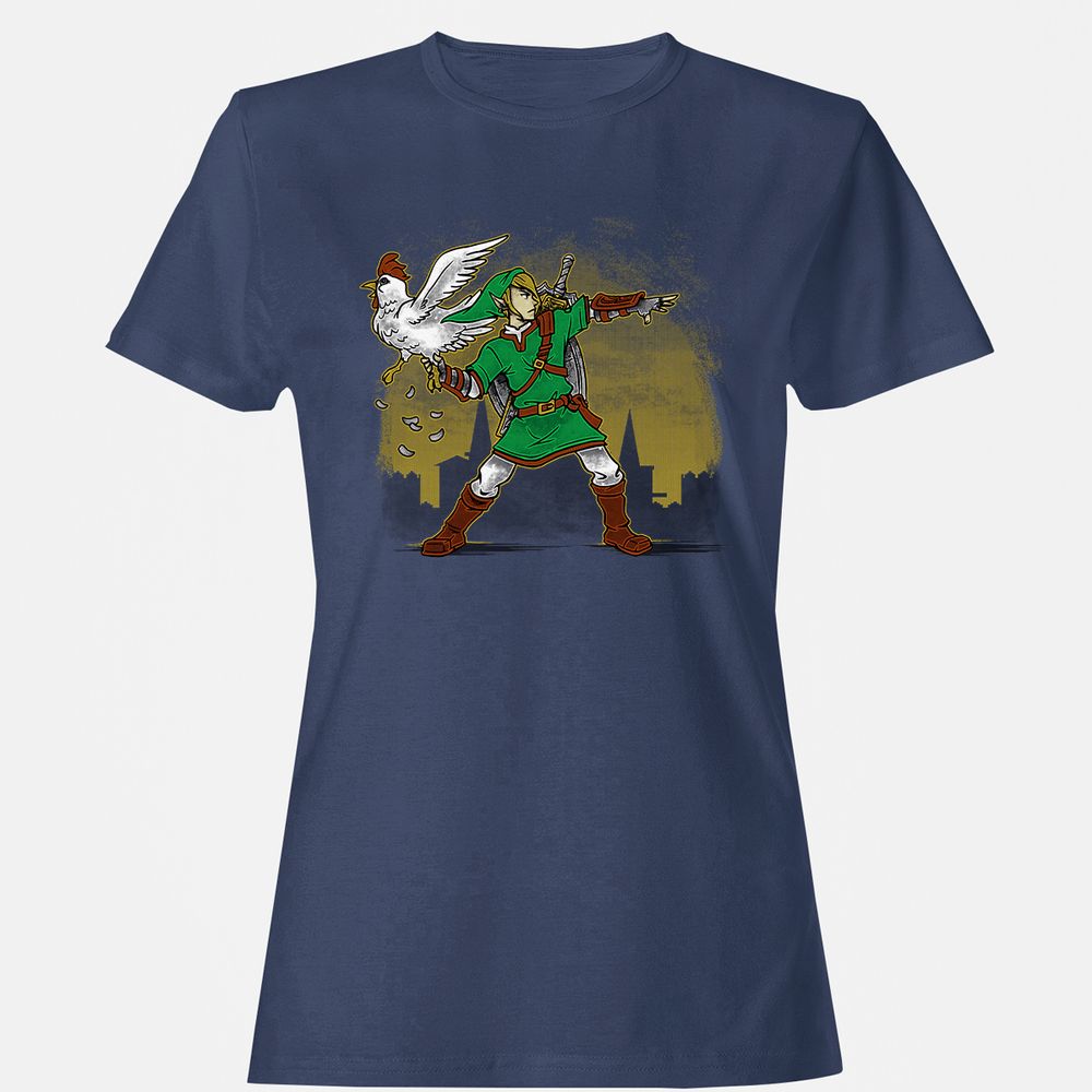 Women's T-Shirt - Q82JNNYQ - Navy - 10
