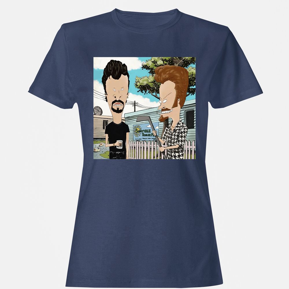 Women's T-Shirt - LF6D3X8Y - Navy - 10
