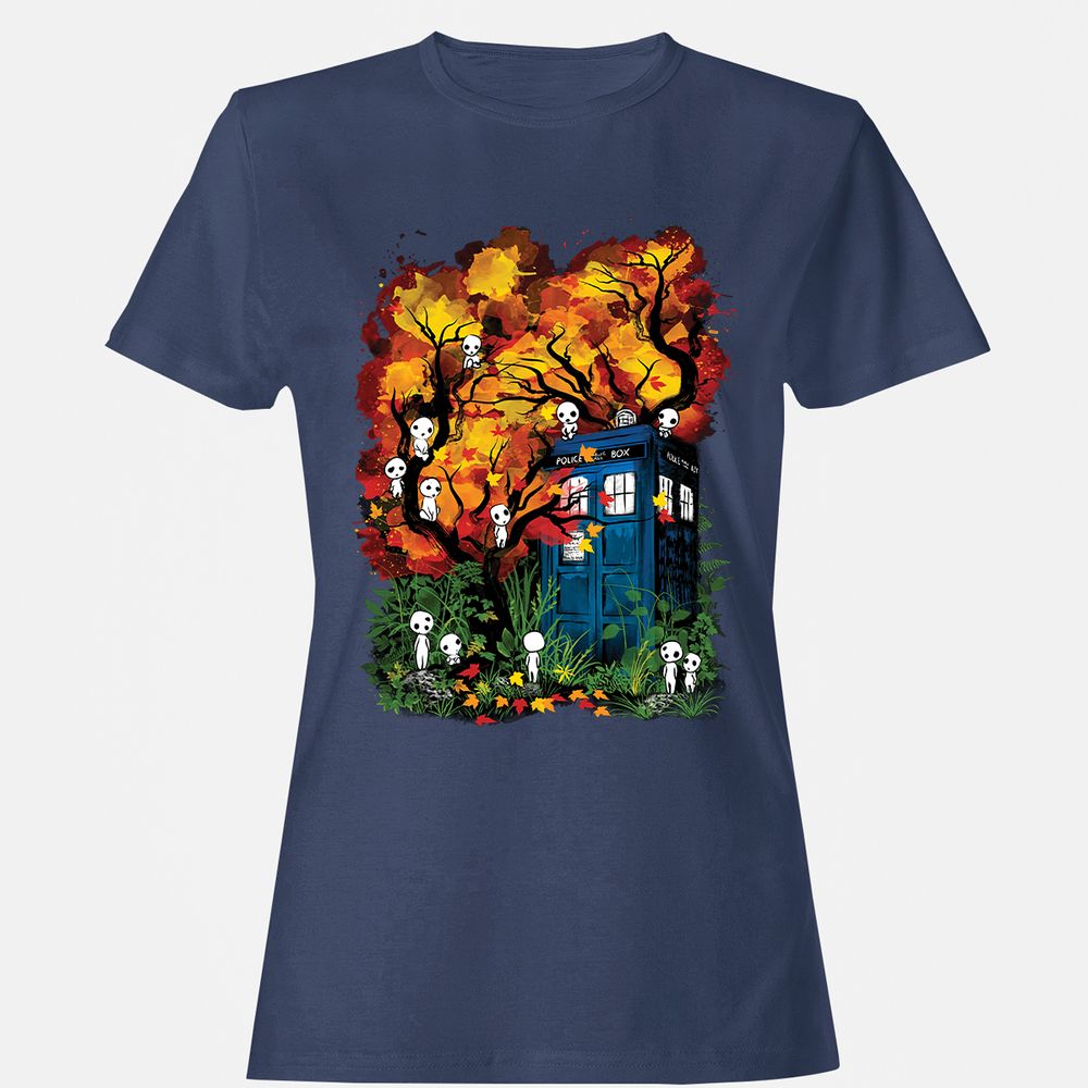 Women's T-Shirt - QP7CRSKD - Navy - 10